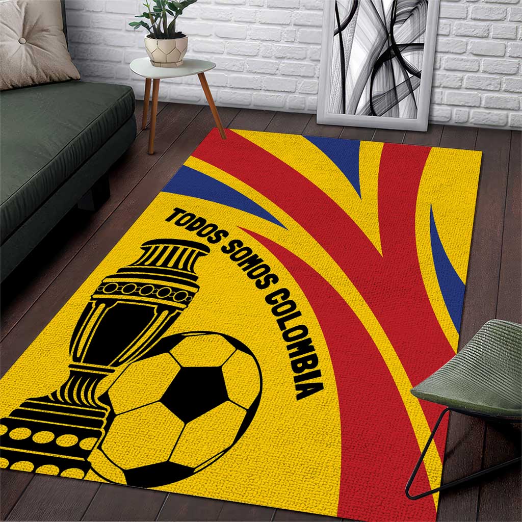 Colombia Football Area Rug Todos Somos Colombia LT7 - Wonder Print Shop