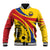 Colombia Football Custom Baseball Jacket Todos Somos Colombia LT7 - Wonder Print Shop