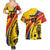 Colombia Football Custom Couples Matching Summer Maxi Dress and Hawaiian Shirt Todos Somos Colombia LT7 - Wonder Print Shop