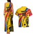 Colombia Football Custom Couples Matching Tank Maxi Dress and Hawaiian Shirt Todos Somos Colombia LT7 - Wonder Print Shop