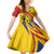 Colombia Football Custom Family Matching Mermaid Dress and Hawaiian Shirt Todos Somos Colombia LT7 - Wonder Print Shop