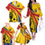 Colombia Football Custom Family Matching Off The Shoulder Long Sleeve Dress and Hawaiian Shirt Todos Somos Colombia - Wonder Print Shop