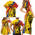 Colombia Football Custom Family Matching Short Sleeve Bodycon Dress and Hawaiian Shirt Todos Somos Colombia - Wonder Print Shop