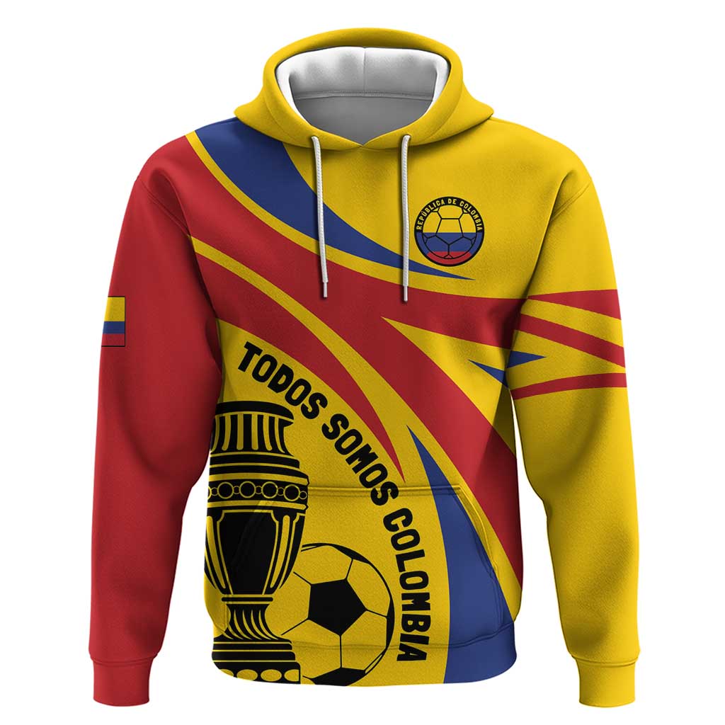 Colombia Football Custom Hoodie Todos Somos Colombia - Wonder Print Shop