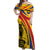 Colombia Football Custom Off Shoulder Maxi Dress Todos Somos Colombia - Wonder Print Shop