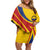 Colombia Football Custom Off Shoulder Short Dress Todos Somos Colombia - Wonder Print Shop