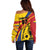 Colombia Football Custom Off Shoulder Sweater Todos Somos Colombia - Wonder Print Shop