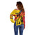 Colombia Football Custom Off Shoulder Sweater Todos Somos Colombia - Wonder Print Shop