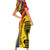 Colombia Football Custom Short Sleeve Bodycon Dress Todos Somos Colombia - Wonder Print Shop