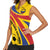 Colombia Football Custom Women Sleeveless Polo Shirt Todos Somos Colombia - Wonder Print Shop