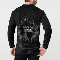 Pray for Texas Hill Country Button Sweatshirt - Wonder Print Shop
