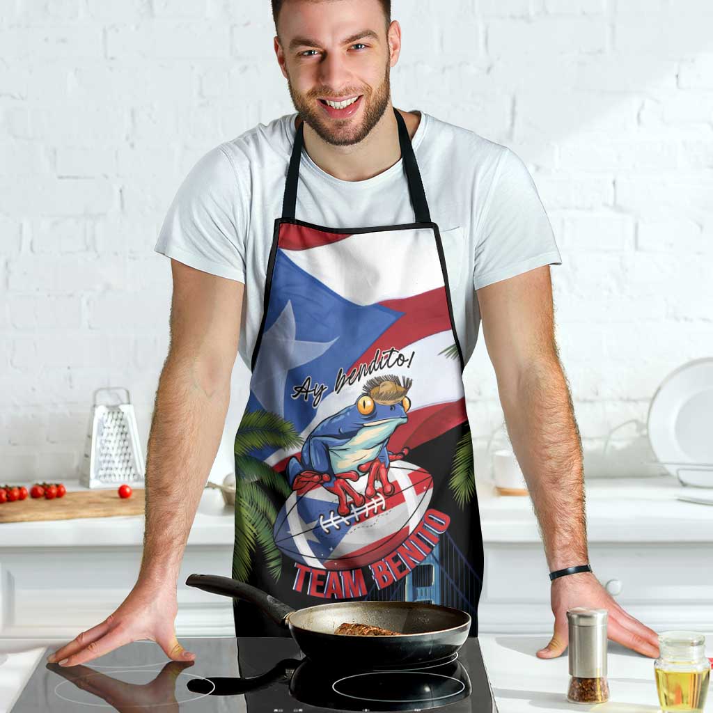Ay Bendito! Benito Bowl Proud Boricua Apron