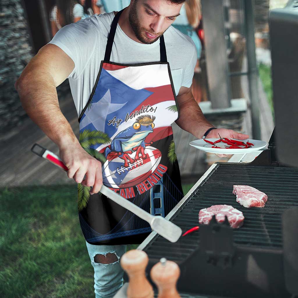 Ay Bendito! Benito Bowl Proud Boricua Apron