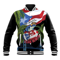 Ay Bendito! Benito Bowl Proud Boricua Baseball Jacket
