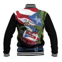 Ay Bendito! Benito Bowl Proud Boricua Baseball Jacket