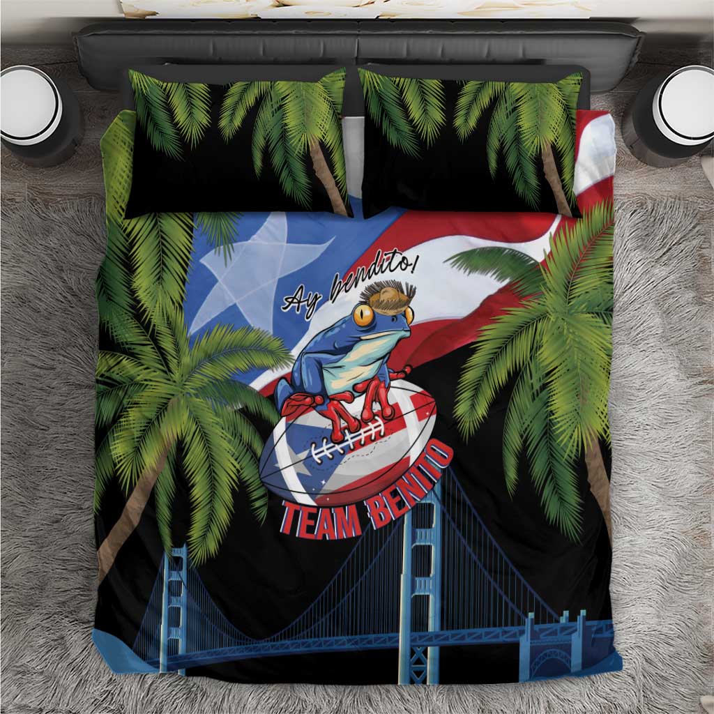 Ay Bendito! Benito Bowl Proud Boricua Bedding Set