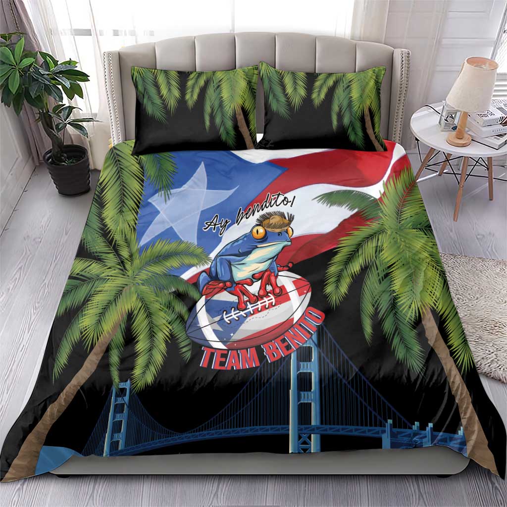 Ay Bendito! Benito Bowl Proud Boricua Bedding Set