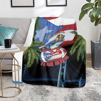 Ay Bendito! Benito Bowl Proud Boricua Blanket