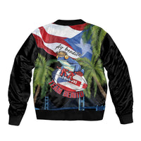 Ay Bendito! Benito Bowl Proud Boricua Bomber Jacket