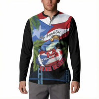 Ay Bendito! Benito Bowl Proud Boricua Button Sweatshirt