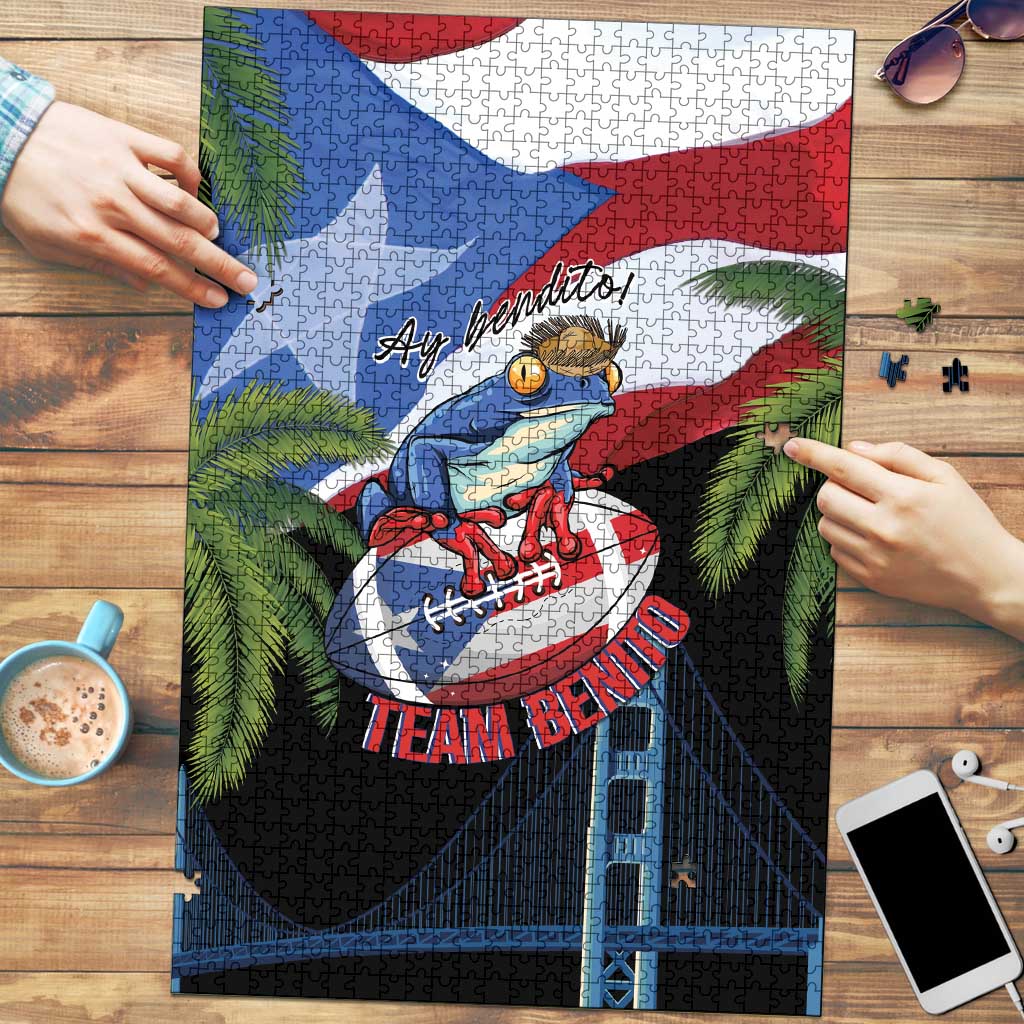 Ay Bendito! Benito Bowl Proud Boricua Puzzle