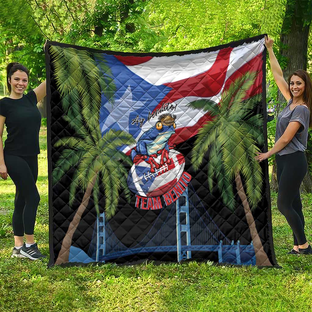 Ay Bendito! Benito Bowl Proud Boricua Quilt