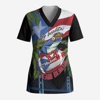 Ay Bendito! Benito Bowl Proud Boricua Scrub Top