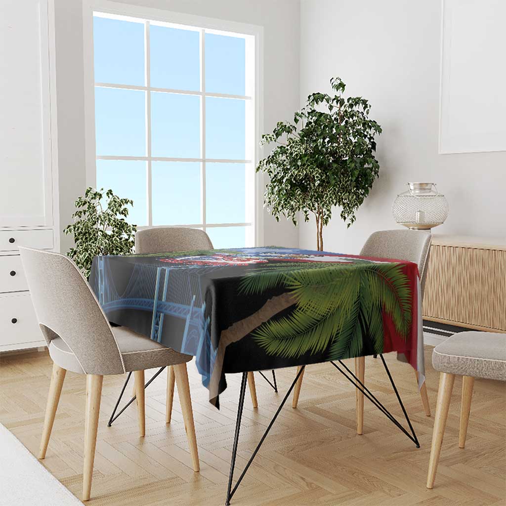 Ay Bendito! Benito Bowl Proud Boricua Tablecloth