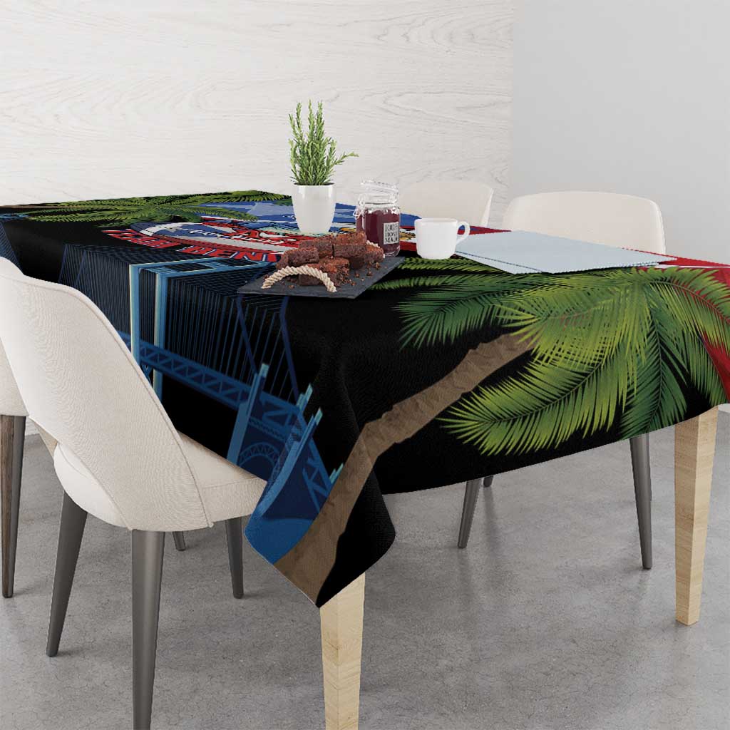 Ay Bendito! Benito Bowl Proud Boricua Tablecloth