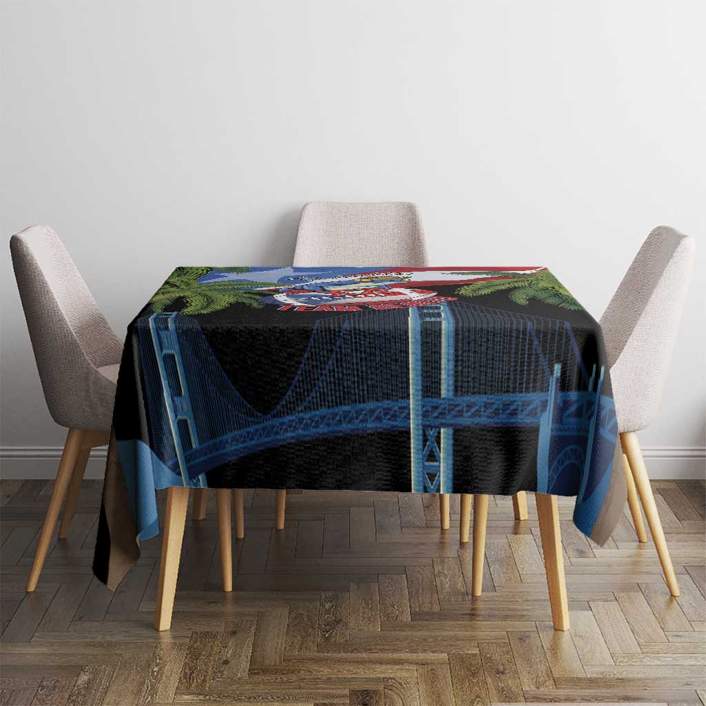 Ay Bendito! Benito Bowl Proud Boricua Tablecloth