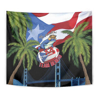 Ay Bendito! Benito Bowl Proud Boricua Tapestry