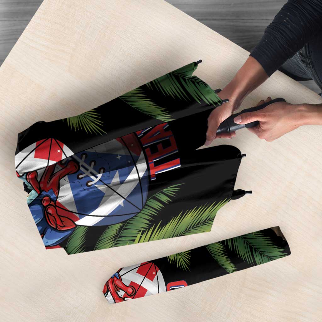 Ay Bendito! Benito Bowl Proud Boricua Umbrella
