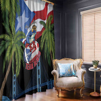 Ay Bendito! Benito Bowl Proud Boricua Window Curtain