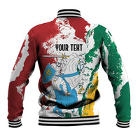 Lithuania Personalized Baseball Jacket Lietuvos Artsy Vytis