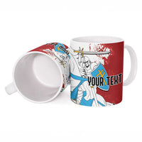 Lithuania Personalized Ceramic Mug Lietuvos Artsy Vytis