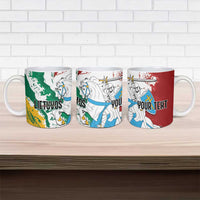 Lithuania Personalized Ceramic Mug Lietuvos Artsy Vytis