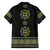 Ukraine Vyshyvanka Inspired Patterns Family Matching Off Shoulder Short Dress and Hawaiian Shirt Ukraini Colors
