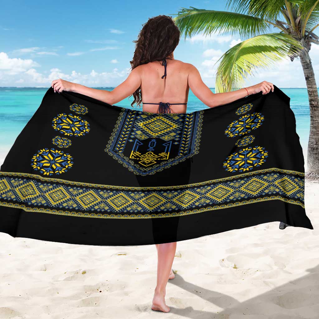 Ukraine Vyshyvanka Inspired Patterns Sarong Ukraini Colors