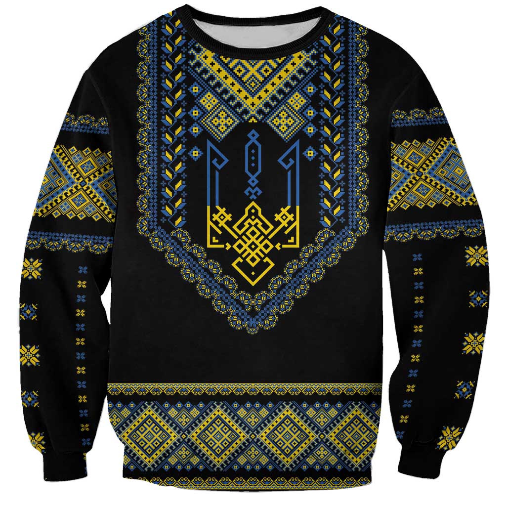 Ukraine Vyshyvanka Inspired Patterns Sweatshirt Ukraini Colors