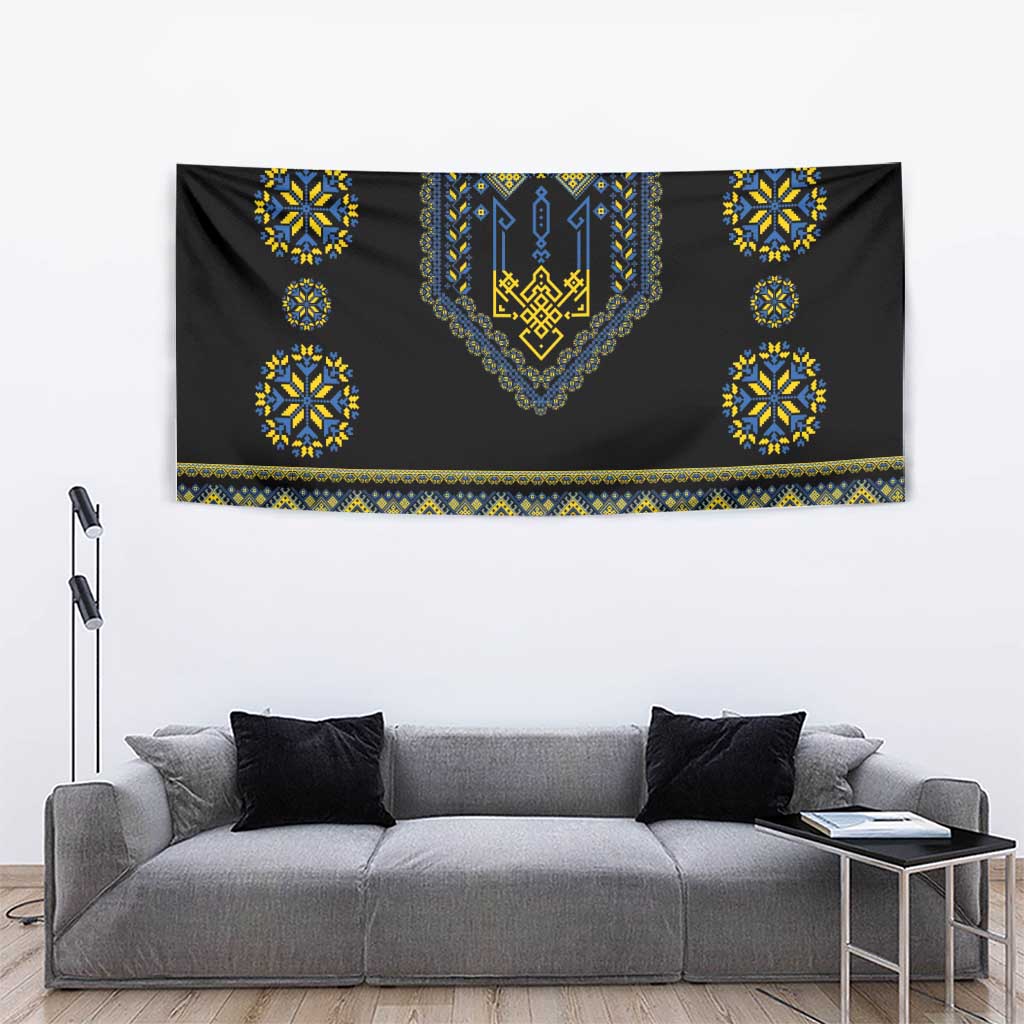 Ukraine Vyshyvanka Inspired Patterns Tapestry Ukraini Colors