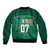 Personalised Ireland Rugby 2023 Bomber Jacket Celtic Cross Mix Shamrocks LT7 - Wonder Print Shop