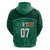 Personalised Ireland Rugby 2023 Hoodie Celtic Cross Mix Shamrocks - Wonder Print Shop