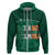 Personalised Ireland Rugby 2023 Hoodie Celtic Cross Mix Shamrocks - Wonder Print Shop