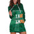 Personalised Ireland Rugby 2023 Hoodie Dress Celtic Cross Mix Shamrocks - Wonder Print Shop