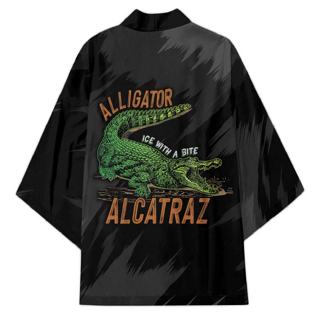 Alligator Alcatraz Kimono ICE With A Bite - Wonder Print Shop
