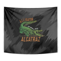 Alligator Alcatraz Tapestry ICE With A Bite - Wonder Print Shop