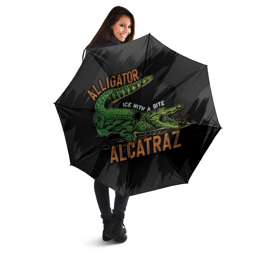 Alligator Alcatraz Umbrella ICE With A Bite - Wonder Print Shop