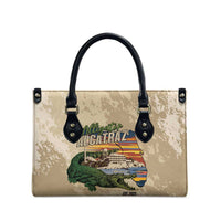Alligator Alcatraz Retro Leather Bag The Swamp - Wonder Print Shop