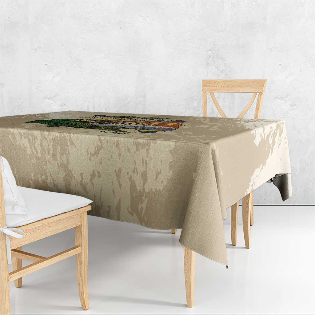 Alligator Alcatraz Retro Tablecloth The Swamp - Wonder Print Shop