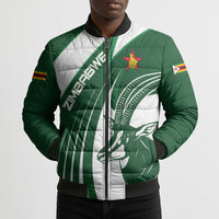 Zimbabwe Sables Afro Batik Personalized Bomber Puffer Jacket
